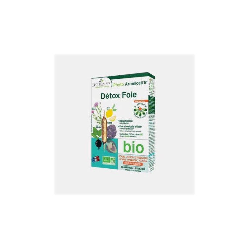 3 Chênes Detox Foie Bio 20 Ampolas