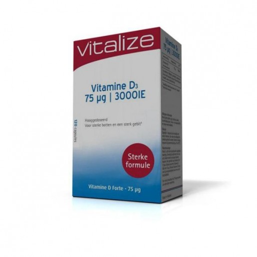 Vitamina D3 120 Cápsulas