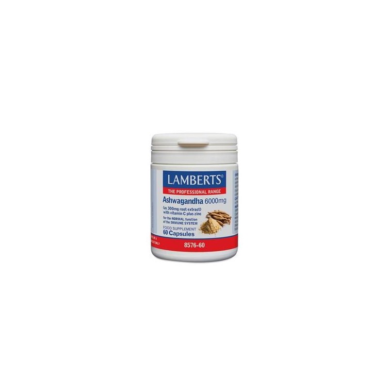 Lamberts Ashwagandha 6000mg 60 Cápsulas