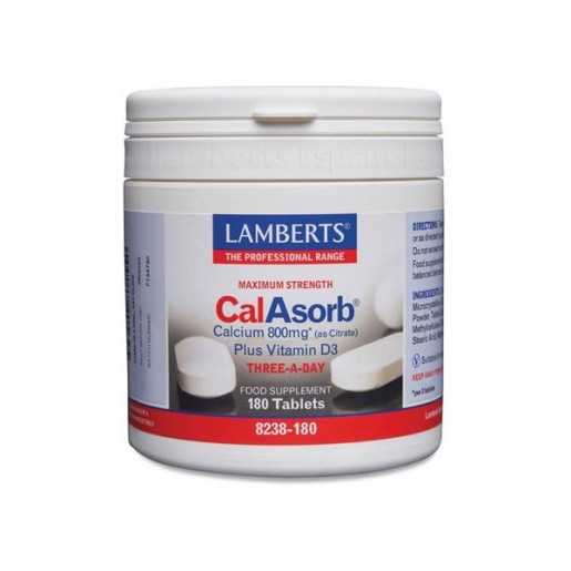 Lamberts Calasorb 180 Tabletes de 800mg