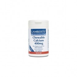 Lamberts Chewable Calcium 400mg 60 Comprimidos