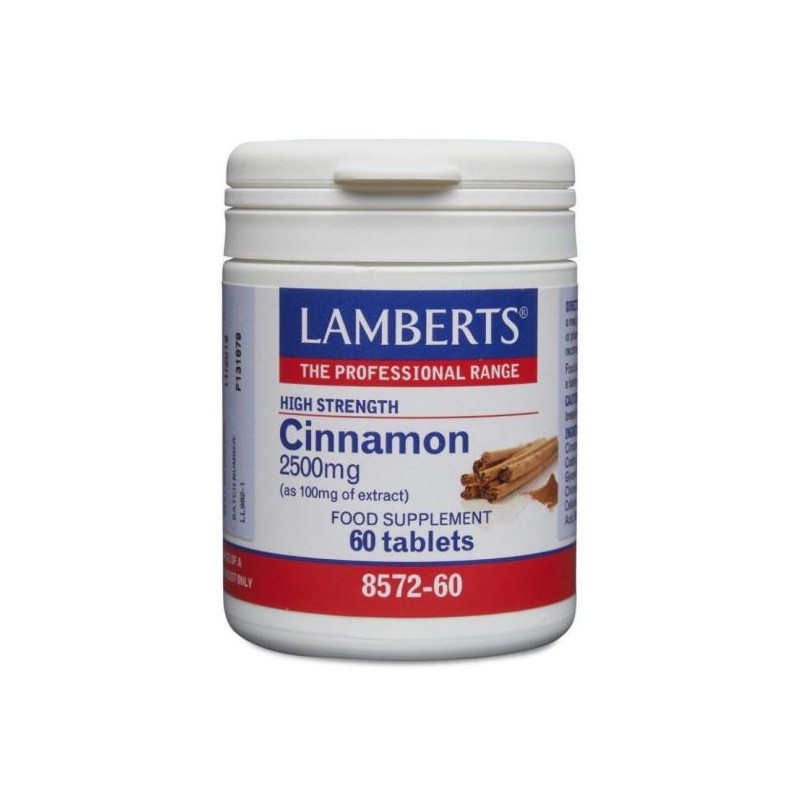 Lamberts Cinnamon 2500mg 60 comprimidos