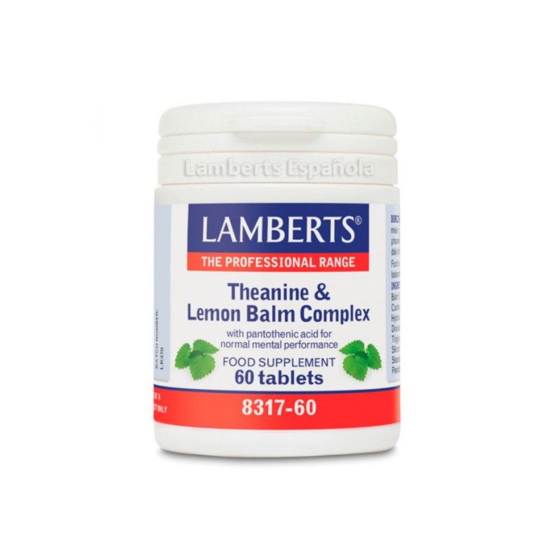 Lamberts Complejo de Teanina y Bálsamo de Limón 60 Comprimidos