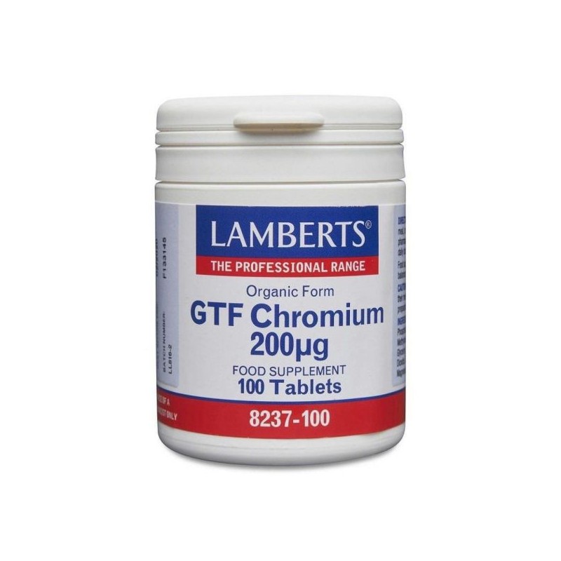 Lamberts GTF Chromium 100 comprimidos