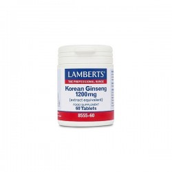 Lamberts Korean Ginseng 1200mg 60 Comprimidos
