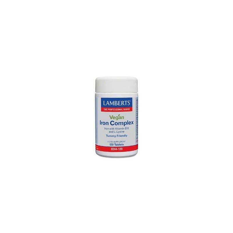 Lamberts Vegan Iron Complex 120 Comprimidos