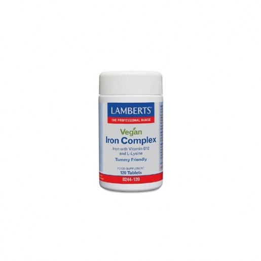 Lamberts Vegan Iron Complex 120 Comprimidos