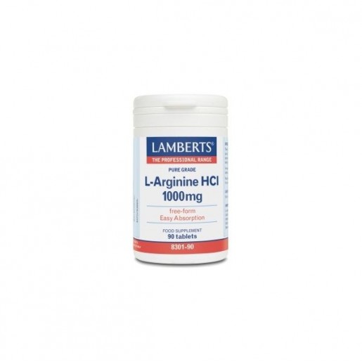 Lamberts L-Arginine HCI 1000mg 90 Comprimidos