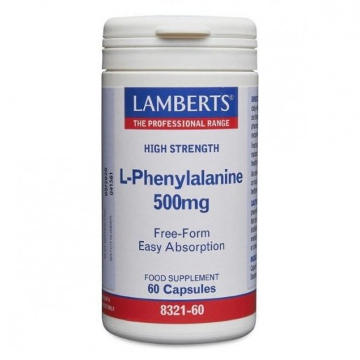 Lamberts L-Phenylalanine 500mg 60 cápsulas