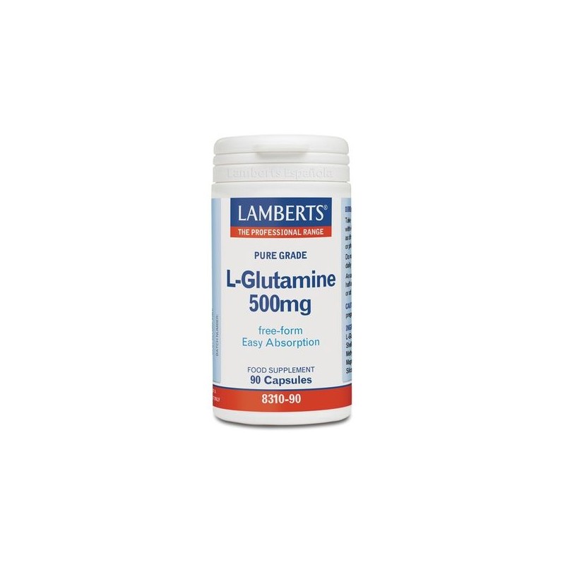 Lamberts L-glutamina 90 Cápsulas de 500mg