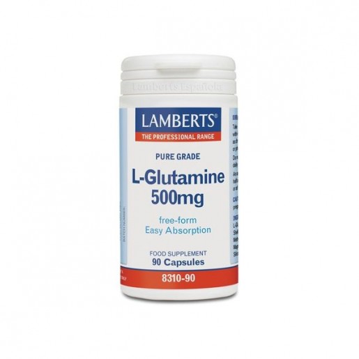 Lamberts L-glutamina 90 Cápsulas de 500mg