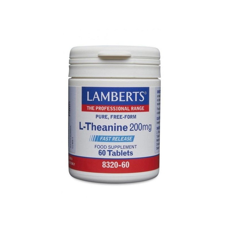 Lamberts L-Theanine 200mg 60 Comprimidos