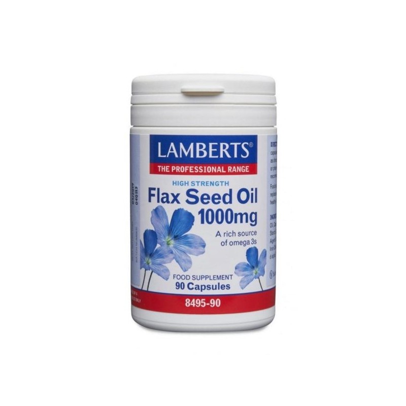 Lamberts Flax Seed Oil 1000Mg 90 Cápsulas