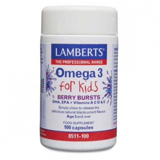 Lamberts Omega 3 For Kids 100 cápsulas