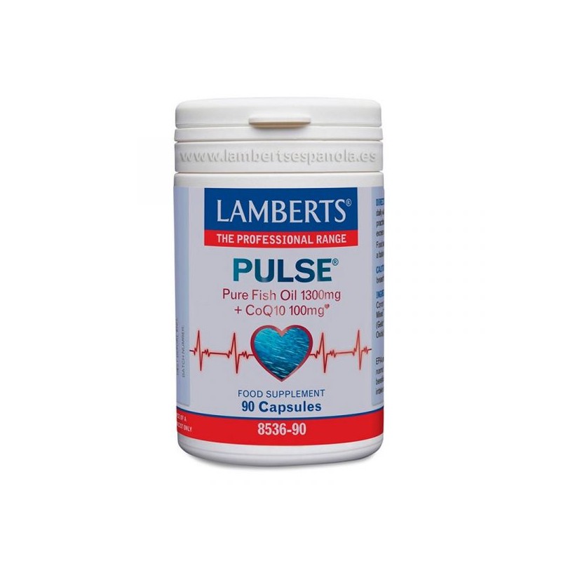 Lamberts Pulse Omega 3 y Coenzima Q10 Lamberts 90 Cápsulas