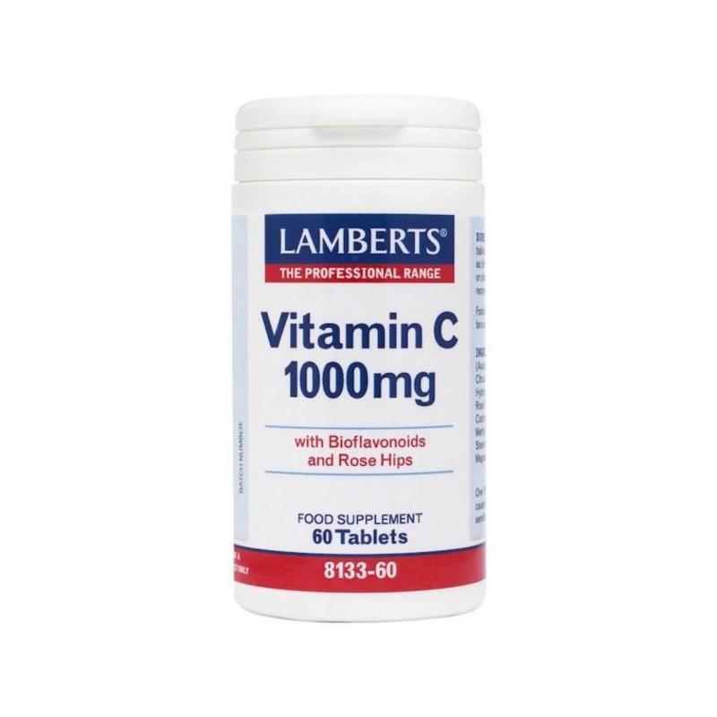 Lamberts Vitamina C 1000mg Time C/ Bioflavonóides 60 Comps