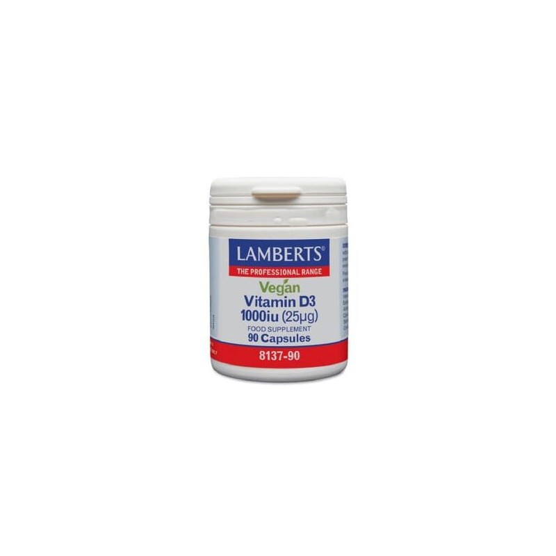Lamberts Vegan Vitamina D3 90 Cápsulas