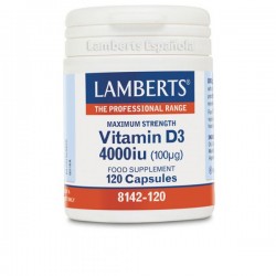 Lamberts Vitamina D3 4000ui 100mcg 120 cápsulas