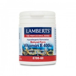 Lamberts Vitamin E 400Ui 60 cápsulas