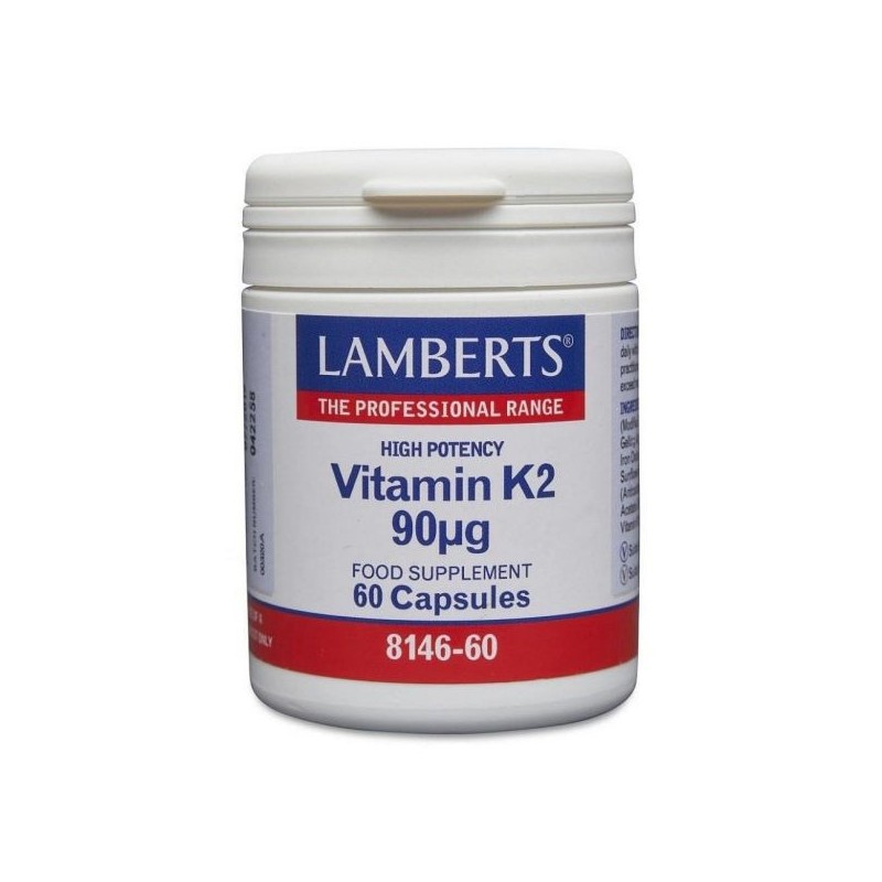 Lamberts Vitamin K2 90mcg 60 Cápsulas