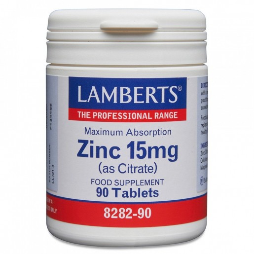 Lamberts Zinco 15mg 90 Tabs