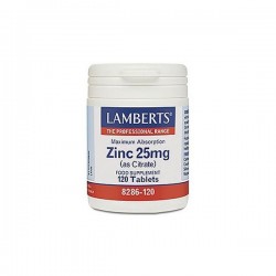 Lamberts Zinc 25mg 120 Comprimidos