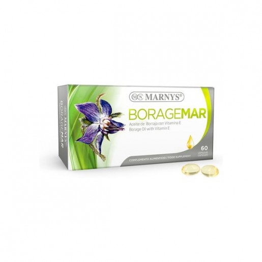 Marnys Boragemar (óleo de Borragem) 60 Pérolas