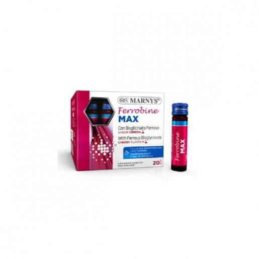 Marnys Ferrobine Max 20x10ml Cereja