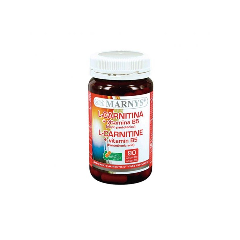 Marny's L-carnitina + Vitamina B5 500mg 90 Cápsulas