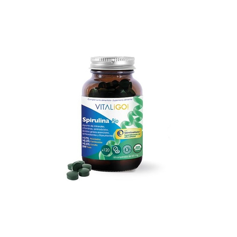 Herbora Espirulina Orgânica 120 Comprimidos de 500mg