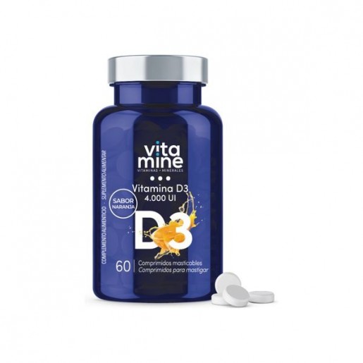 Herbora Vitamina D3 4000 Ui 60 Comprimidos (laranja)