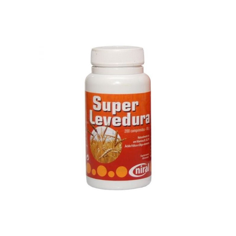 Niral Super Levedura 200 comprimidos