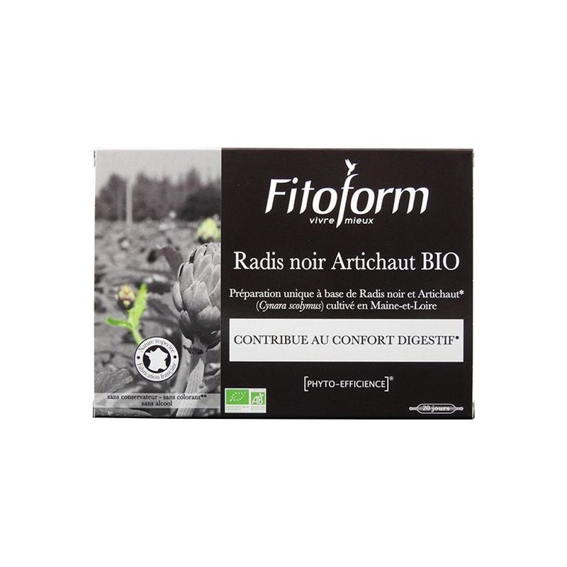 Fitoform Radis Noir Artichaut 20