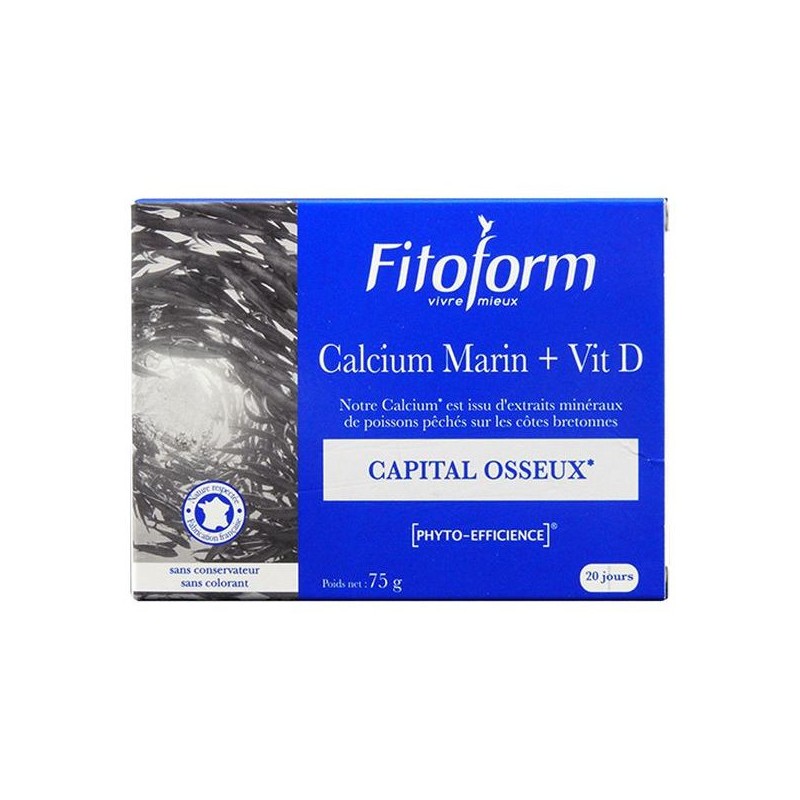 Fitoform Cálcio Marinho + Vitamina D 60 Comprimidos