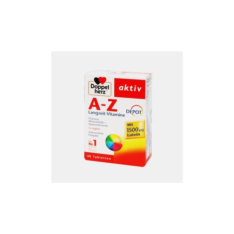 Doppel Herz Vitaminas A-Z 40 Comprimidos ( Valid 31012026 )