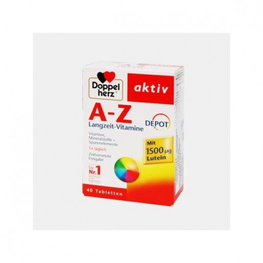 Doppel Herz Vitaminas A-Z 40 Comprimidos ( Valid 31012026 )