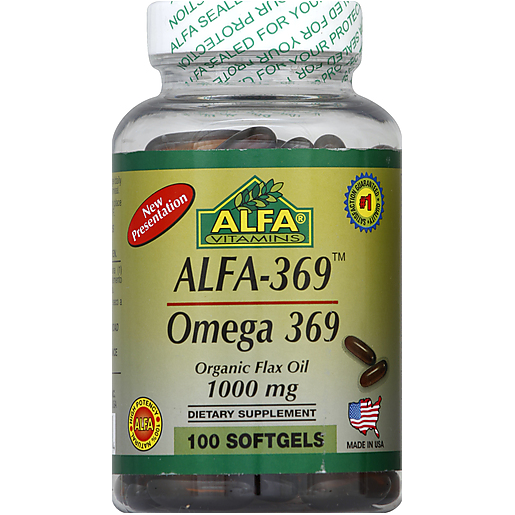Alfa Vitamins Omega 3-6-9 100 cápsulas