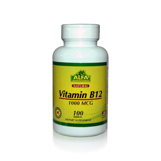 Alfa Vitamins - Vitamina B12 1000 mg 100 comprimidos