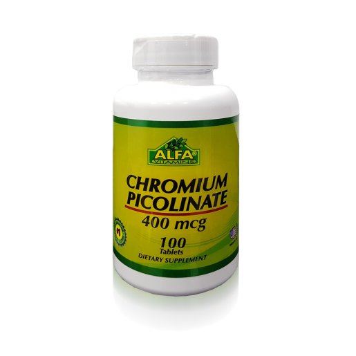 Alfa Vitamins - PICOLINATO DE CRÓMIO 100 comprimidos