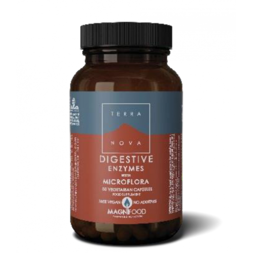 Terra Nova Digestive Enzyme 50 cápsulas