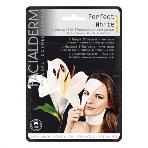 Facialderm Perfect White Máscara Iluminadora 1 Unidade