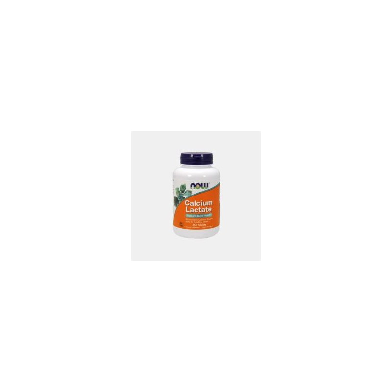 Now Calcium Lactate 650mg 250 Cápsulas