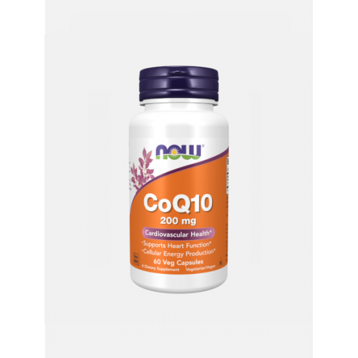 Now CoQ10 200mg 60 Cápsulas