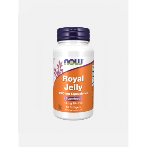 ROYAL JELLY 1000 MG – 60 CÁPSULAS – NOW