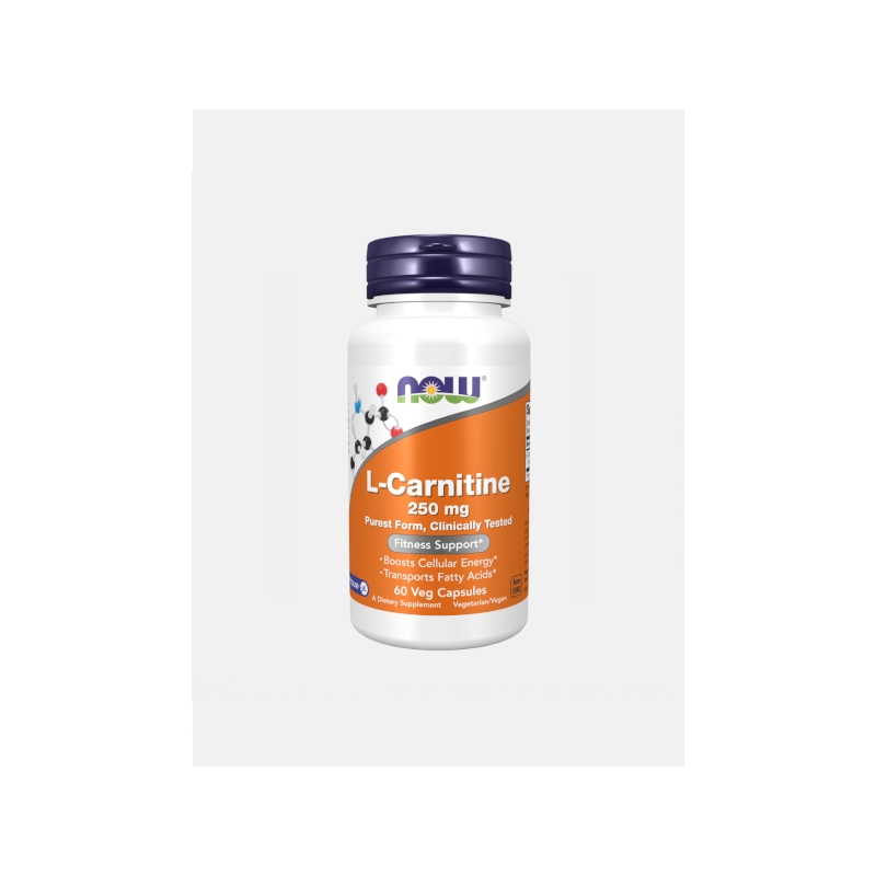 L-CARNITINE 250 MG – 60 VEG CÁPSULAS – NOW