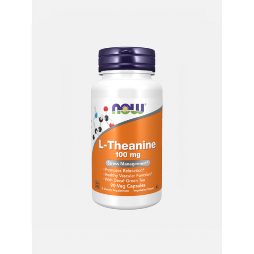 L-THEANINE 100 MG – 90 CÁPSULAS – NOW