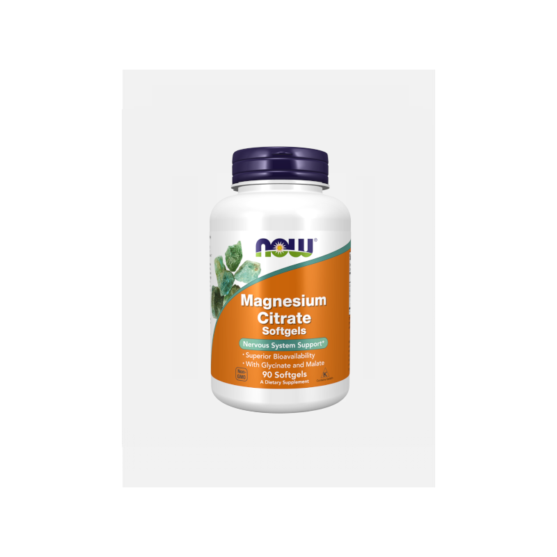 NOW MAGNESIUM CITRATE MALATE GLYCINATE ( Trio ) – 90 CÁPSULAS