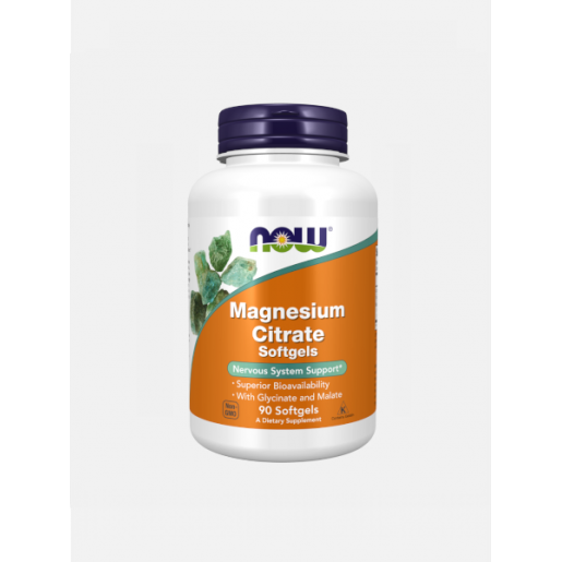 NOW MAGNESIUM CITRATE MALATE GLYCINATE ( Trio ) – 90 CÁPSULAS