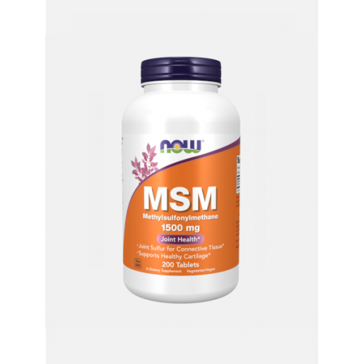 MSM 1500 MG – 200 COMPRIMIDOS – NOW