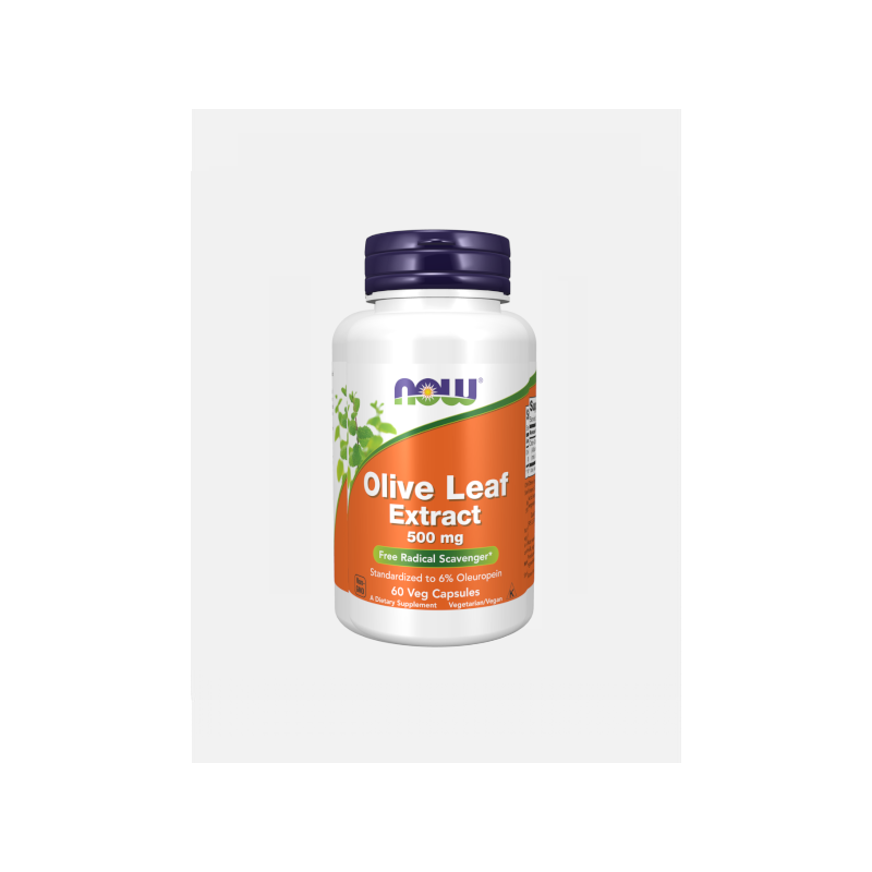 Now Olive Leaf Extract 500mg 60 Cápsulas